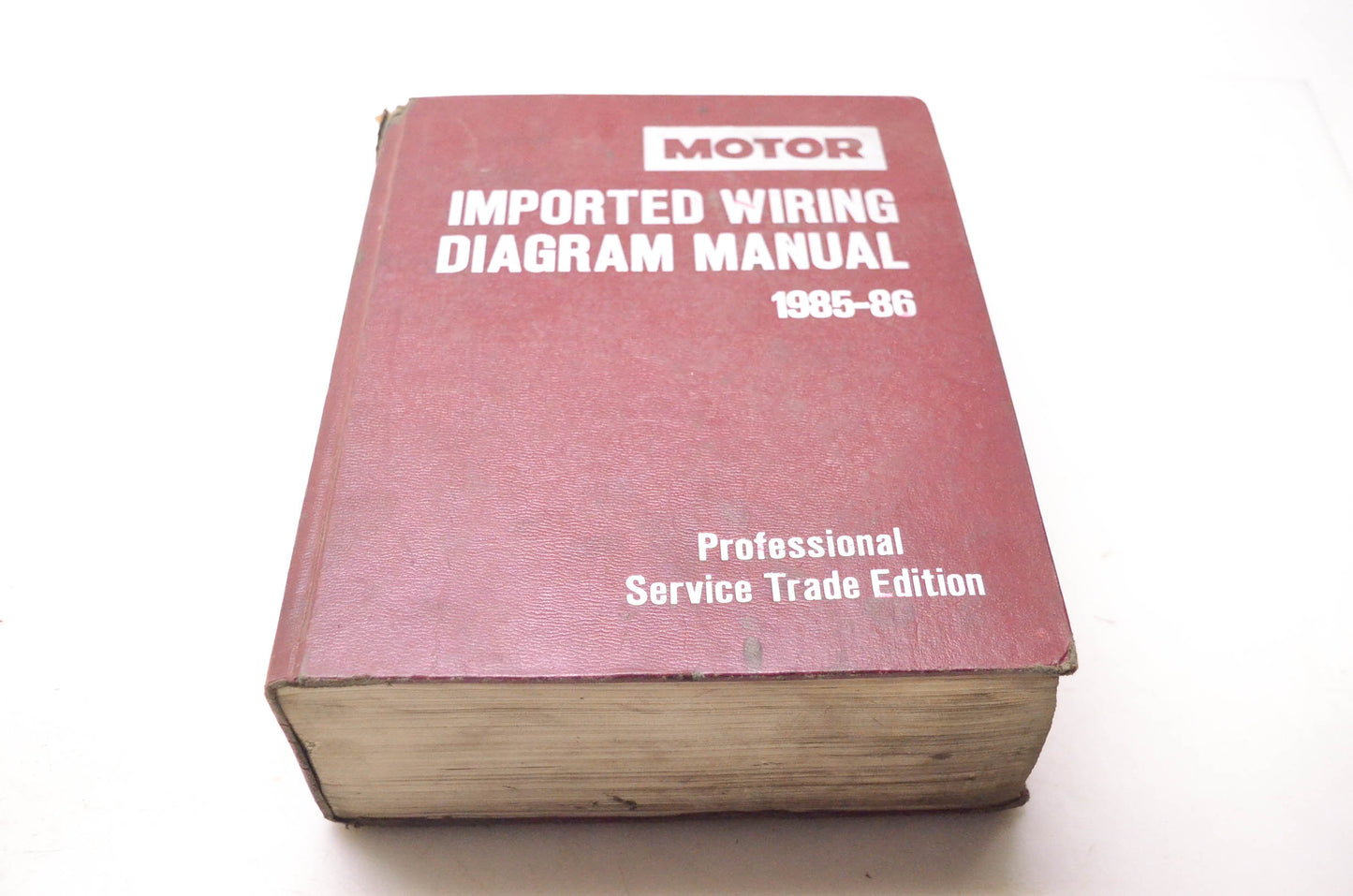 Motor 0-87851-639-5 Imported Wiring Diagram Manual 1985-86 Professional Service Trade Edition