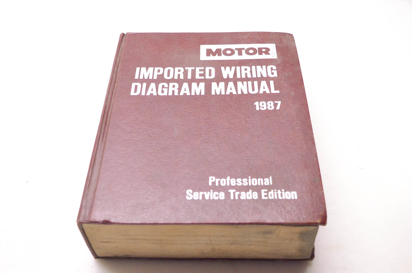 Motor 0-87851-658-1, 20604 Imported Wiring Diagram Manual 1987 Professional Service Trade Edition