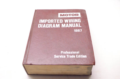 Motor 0-87851-658-1, 20604 Imported Wiring Diagram Manual 1987 Professional Service Trade Edition