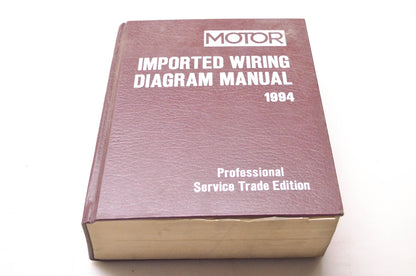 Motor 0-87851-853-3, 20611 Imported Wiring Diagram Manual 1994 Professional Service Trade Edition