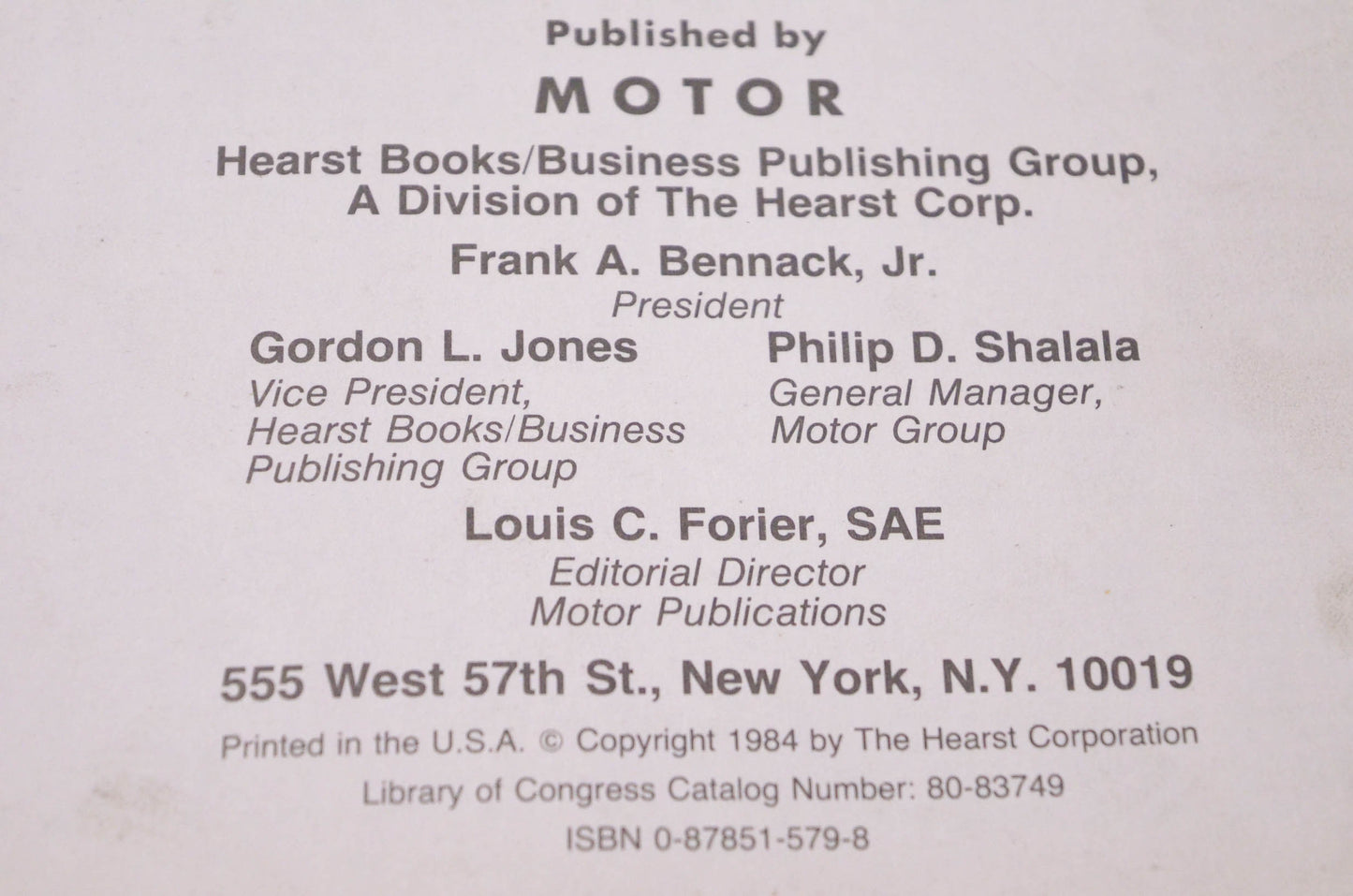 Motor 0-87851-579-8, 80-83749 Imported Transmission Manual Professional Service Trade Edition 2nd Edition