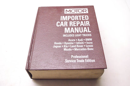 Motor 0-87851-964-5, 17425 Imported Car Repair Manual 1995-97 19th Edition Vol. 1