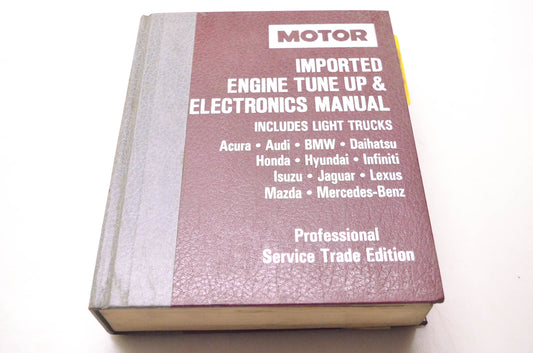Motor 0-87851-797-9, 17612 Imported Engine Tune Up & Electronics Manual 1990-93 10th Edition Vol. 1