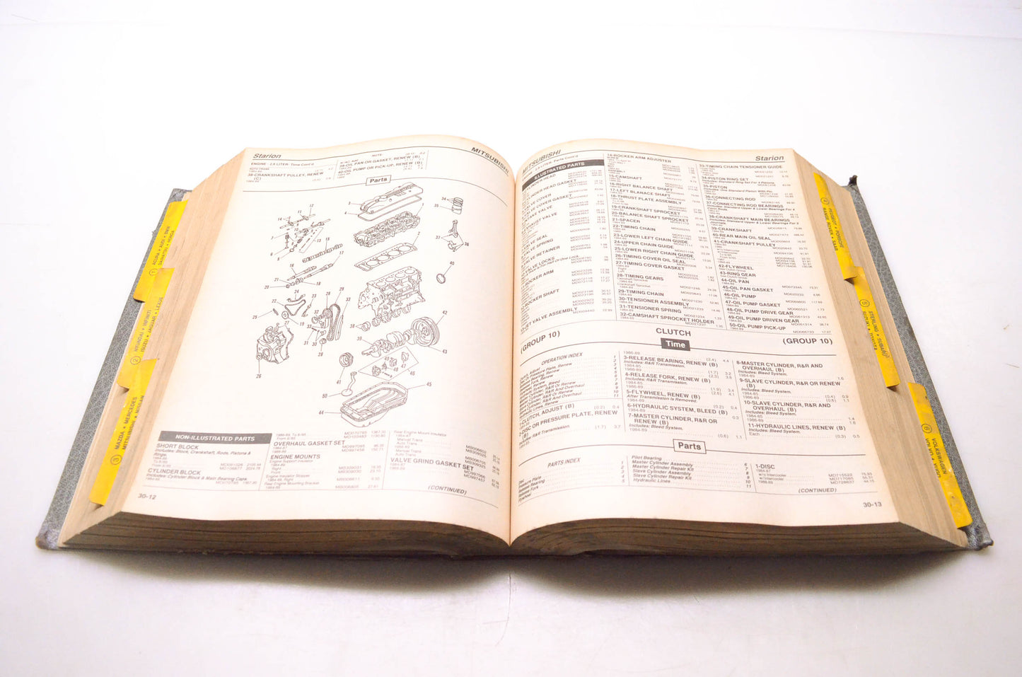 Motor 0-87851-693-X, 17709 Imported Car Parts & Time Guide 1984-90 9th Edition