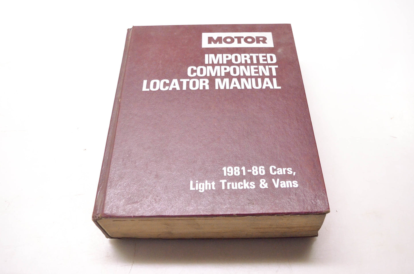 Motor 0-87851-675-1, 12701 Imported Component Locator Manual 1981-86 Cars, Light Trucks & Vans
