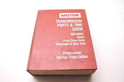 Motor 0-87851-726-X, 17864 Transmission Parts & Time Guide 1st Edition