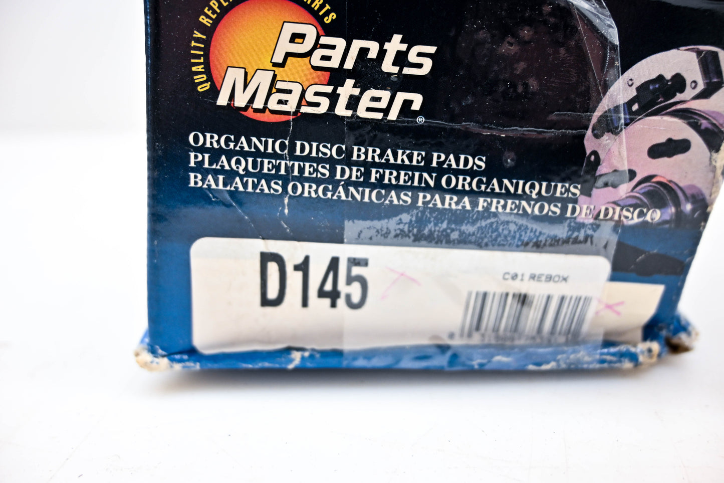 Parts Master D145 Organic Disc Brake Pad Kit NOS