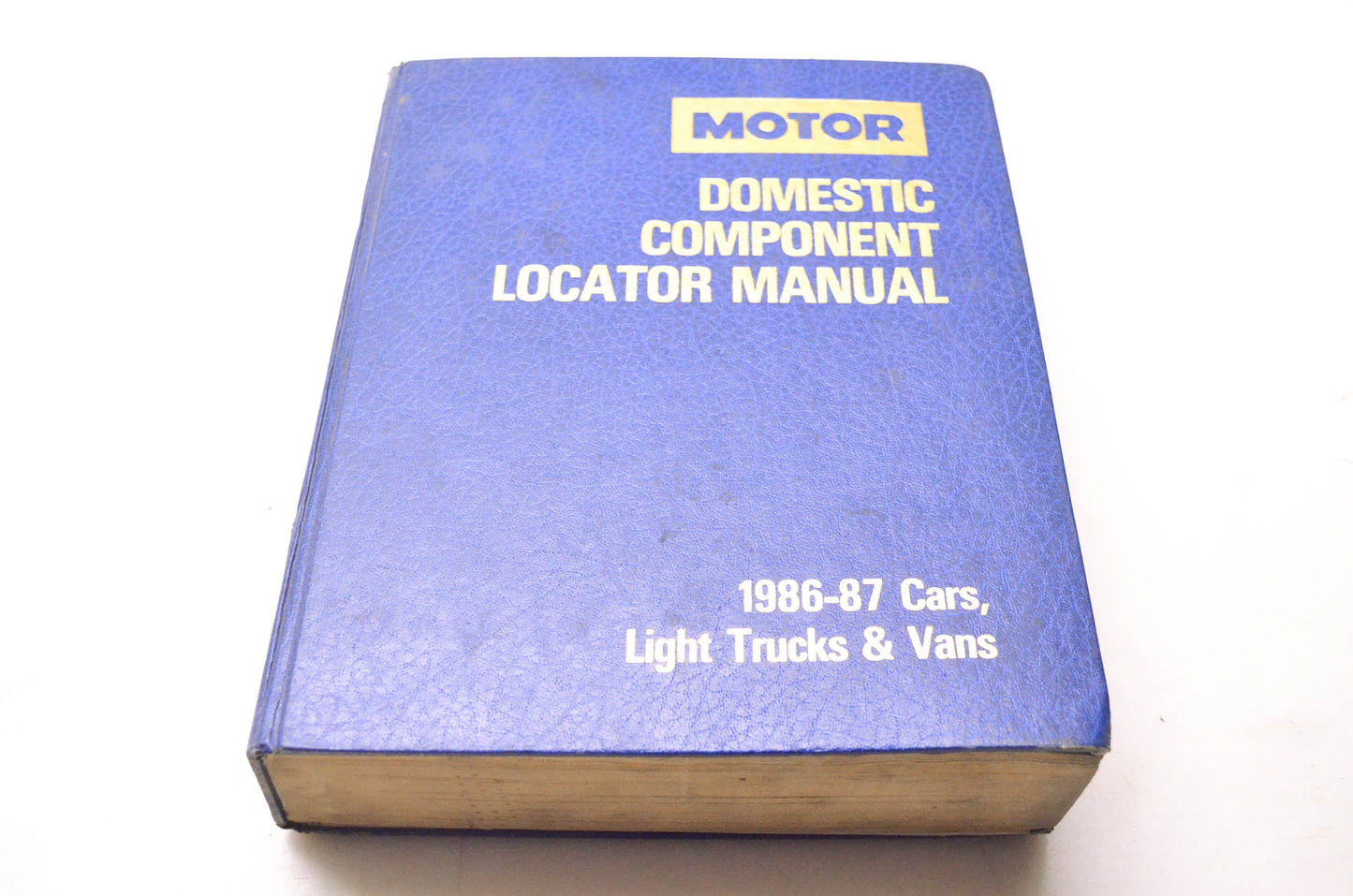Motor 0-87851-659-X, 12400 Domestic Component Locator Manual 1986-87 Cars, Light Trucks & Vans