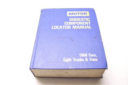 Motor 0-87851-711-1, 12402 Domestic Component Locator Manual 1988 Cars, Light Trucks & Vans