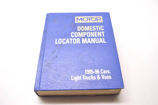 Motor 0-87851-883-5, 12408 Domestic Component Locator Manual 1995-96 Cars, Light Trucks & Vans