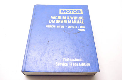 Motor 0-87851-620-4 Vacuum & Wiring Diagram Manual 1985