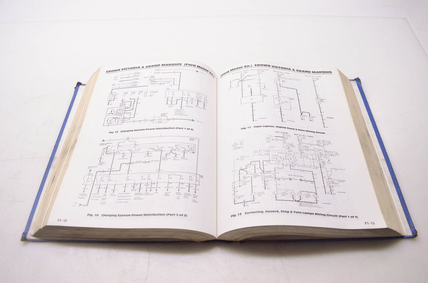 Motor 0-87851-640-9 Vacuum & Wiring Diagram Manual 1986