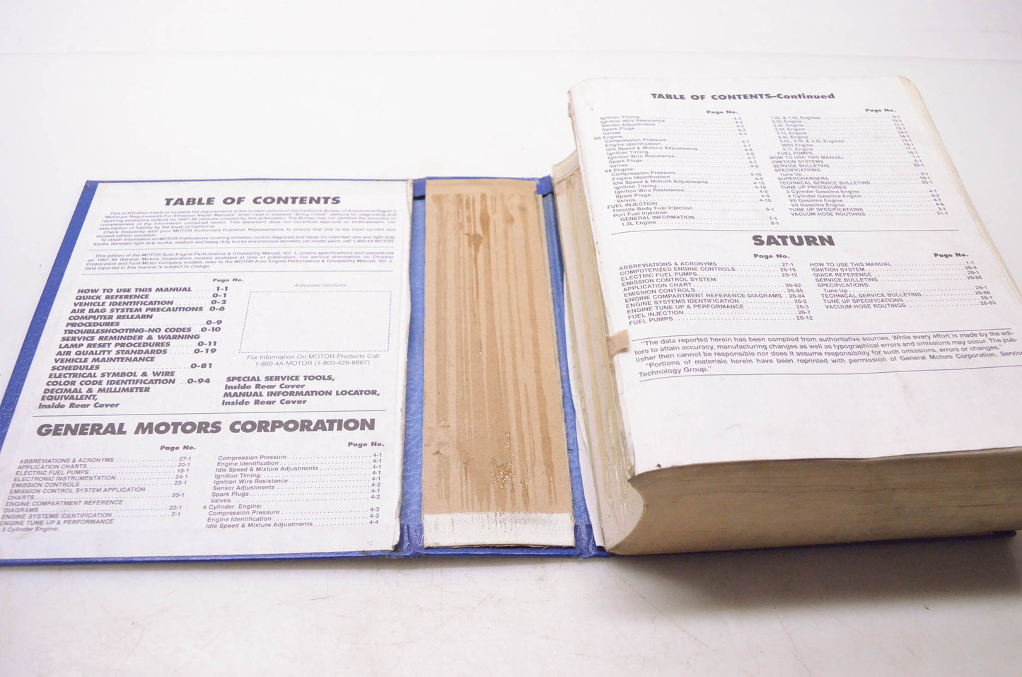 Motor 1-58251-005-9 Auto Engine Performance & Driveability Manual 1997-99 5th Edition Vol. 1