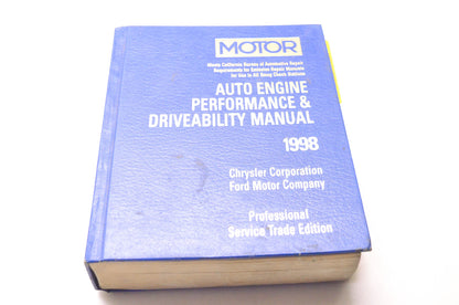 Motor 0-87851-972-6, 19205 Auto Engine Performance & Driveability Manual 1996-98 5th Edition Vol. 2