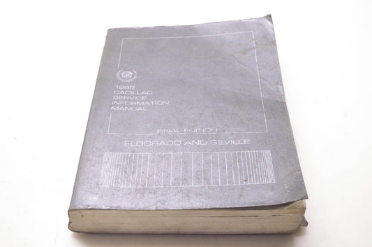 Cadillac Motor Car Division, GM H-2316 1986 Cadillac Service Information Manual Final Edition Eldorado & Seville