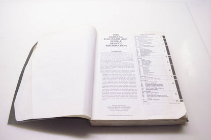 Cadillac Motor Car Division, GM H-2316 1986 Cadillac Service Information Manual Final Edition Eldorado & Seville