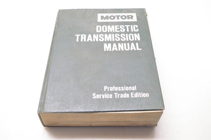Motor 0-87851-684-0, 19813 Domestic Transmission Manual
