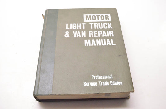 Motor 0-87851-580-1, 76-644565 Light Truck & Van Repair Manual 1977-84 First Edition