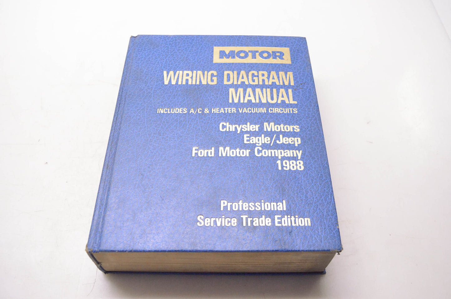Motor 0-87851-718-9, 21188 Wiring Diagram Manual Chrysler Motors Eagle/Jeep Ford 1988