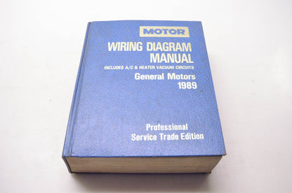 Motor 0-87851-676-X, 21089 Wiring Diagram Manual General Motors 1989