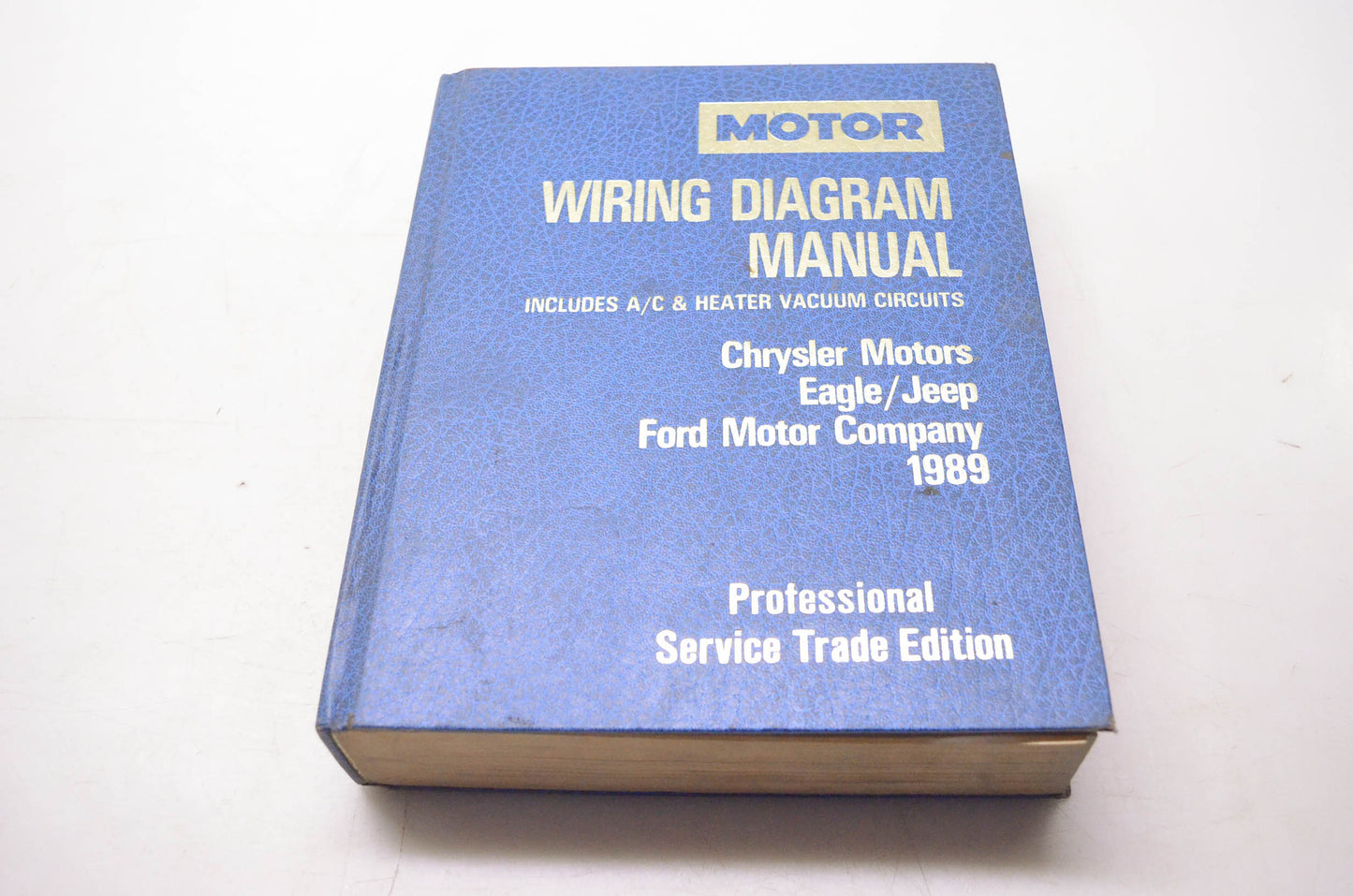 Motor 0-87851-677-8, 21189 Wiring Diagram Manual Chrysler Motors Eagle/Jeep Ford 1989
