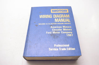 Motor 0-87851-661-1, 21187 Wiring Diagram Manual American Motors Chrysler Motors Ford 1987