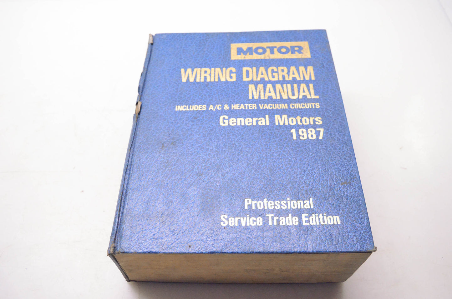 Motor 0-87851-660-3, 21087 Wiring Diagram Manual General Motors 1987
