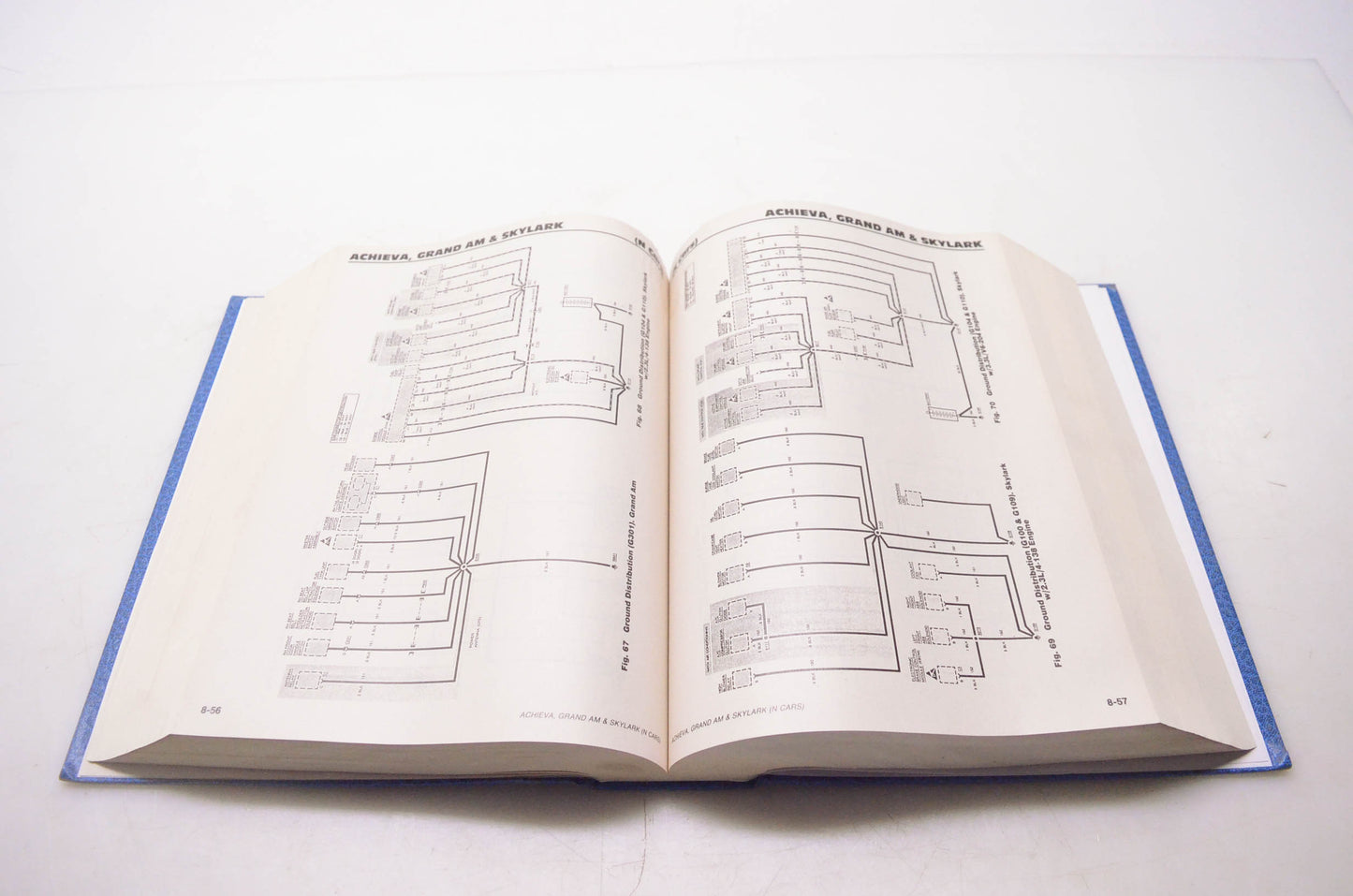 Motor 0-87851-827-4, 21093 Wiring Diagram Manual General Motors 1993