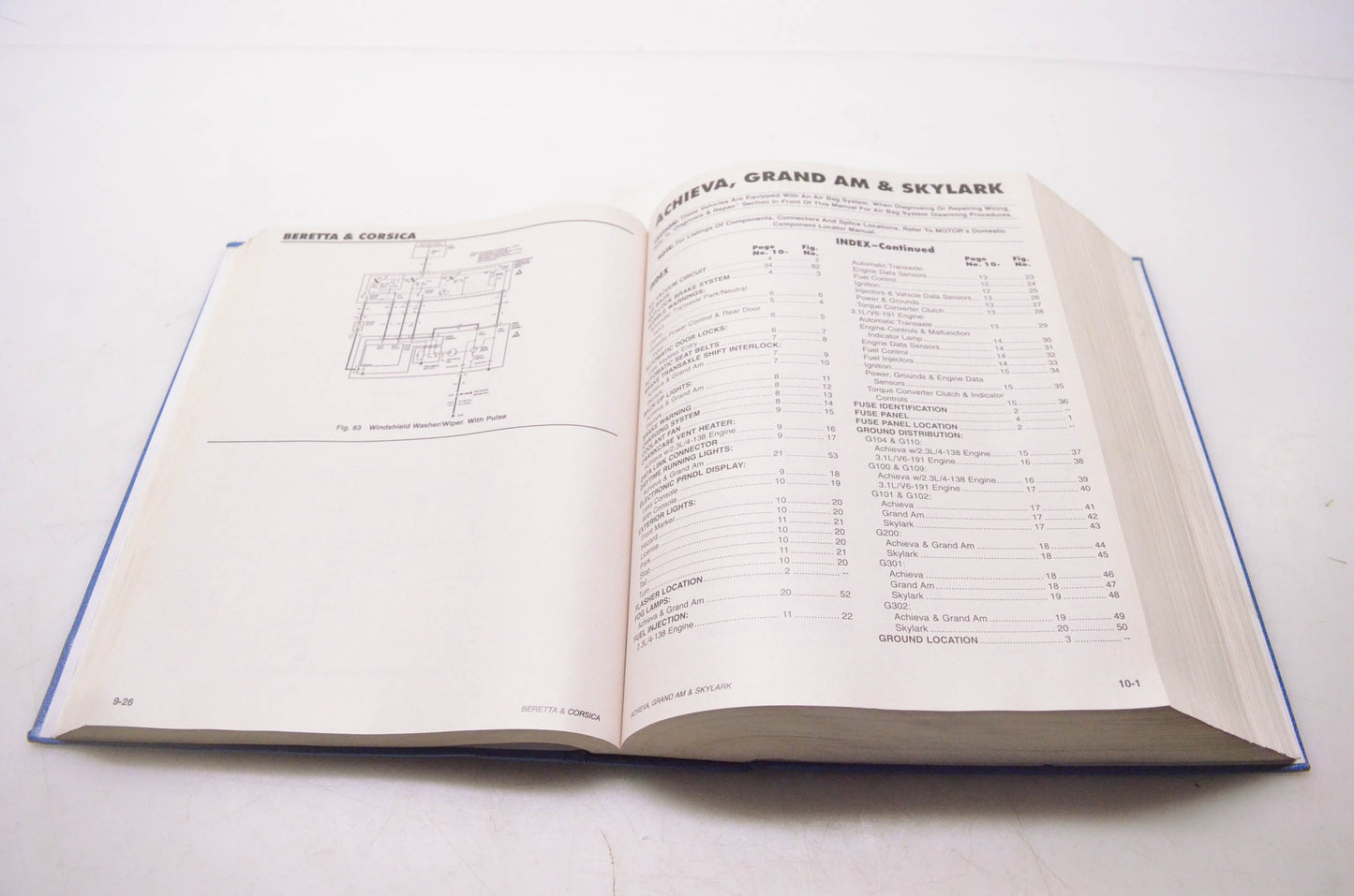 Motor 0-87851-875-4, 21095 Wiring Diagram Manual General Motors Chrysler Ford 1995