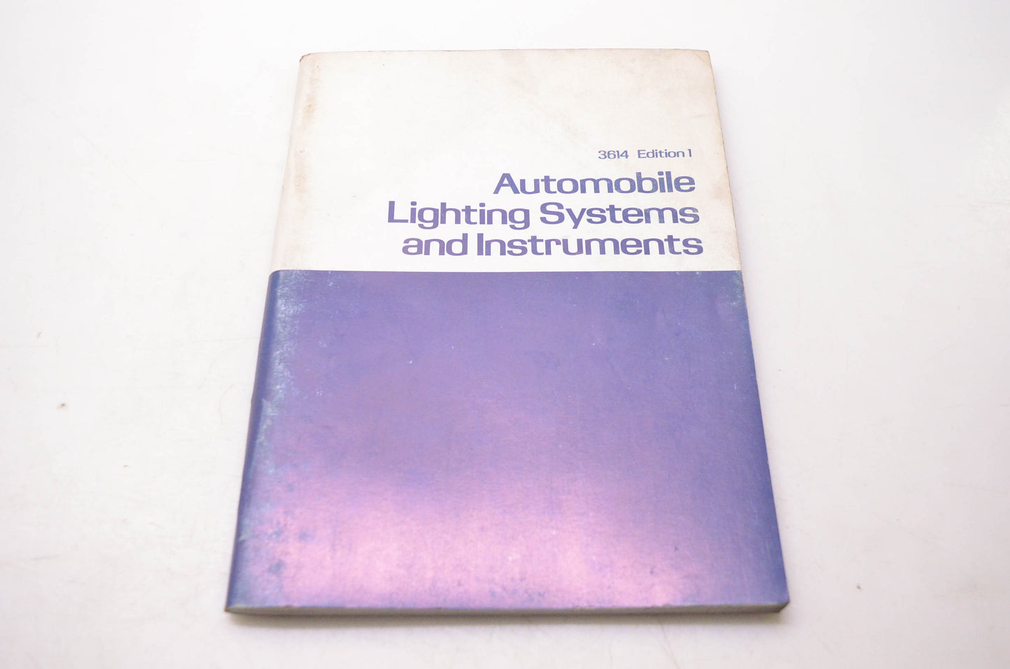 International Correspondence School 3614 Automobile Lighting Systems & Instruments