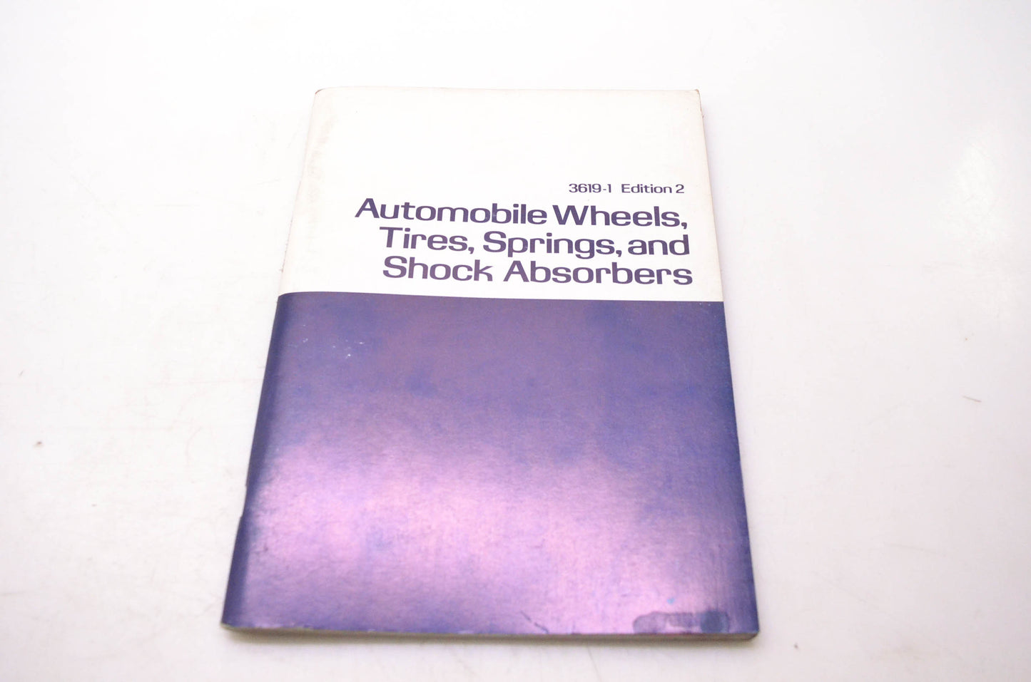 International Correspondence School 3619-1 Automobile Wheels, Tires, Springs, & Shock Absorbers