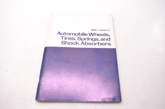 International Correspondence School 3619-1 Automobile Wheels, Tires, Springs, & Shock Absorbers