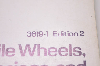 International Correspondence School 3619-1 Automobile Wheels, Tires, Springs, & Shock Absorbers