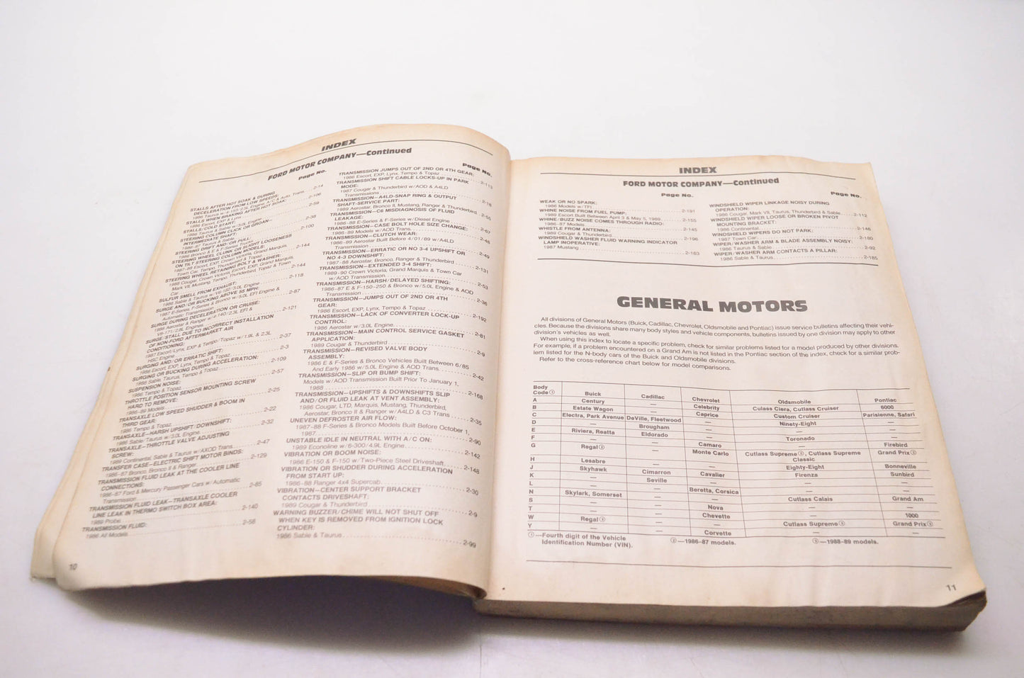 Motor 0-87851-697-2, 18402 Technical Service Bulletins 1986-89 Domestic Cars & Light Trucks
