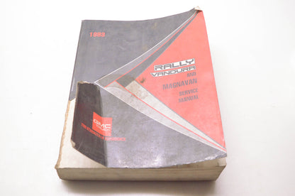 GMC Truck Division X-9357 Rally Vandura & Magnavan Service Manual 1993