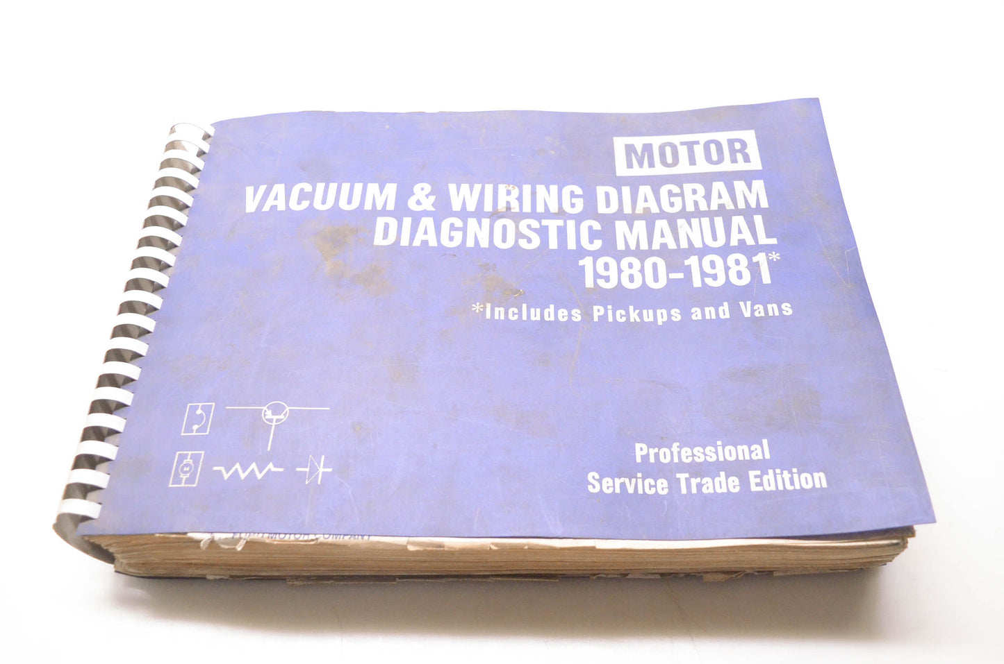 Motor 0-87851-547-X Vacuum & Wiring Diagram Diagnostic Manual 1980-1981
