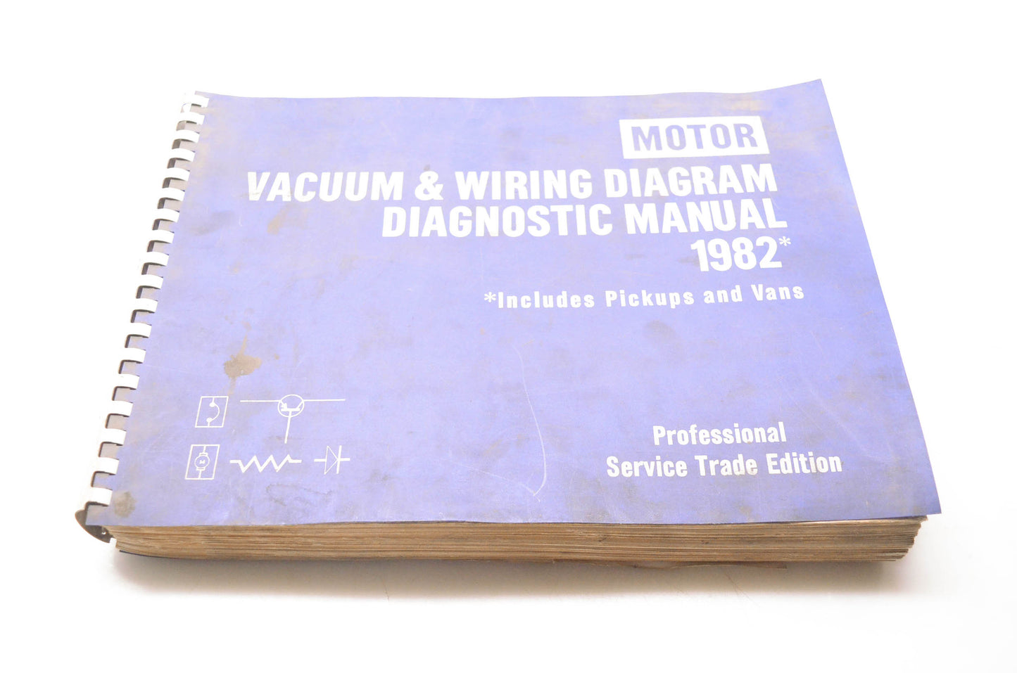 Motor 0-87851-554-2 Vacuum & Wiring Diagram Diagnostic Manual 1982