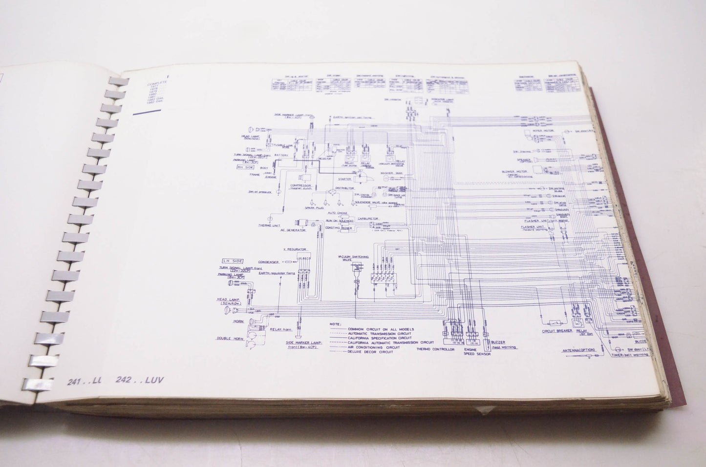 Motor 0-87851-559-3 Imported Wiring Diagram Manual