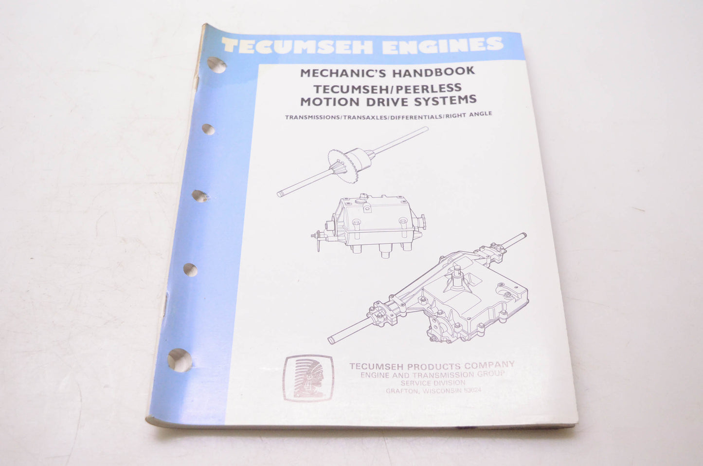 Tecumseh Products Company 691218 Mechanic's Handbook Tecumseh/Peerless Motion Drive Systems