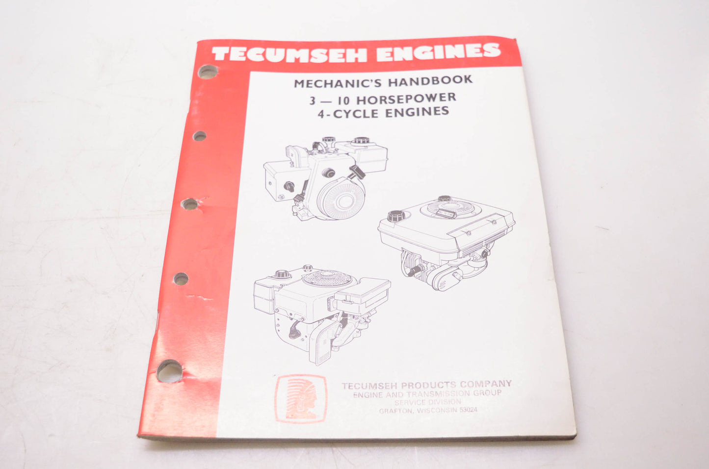 Tecumseh Products Company 692509 Mechanic's Handbook 3-10 Horsepower 4-Cycle Engines