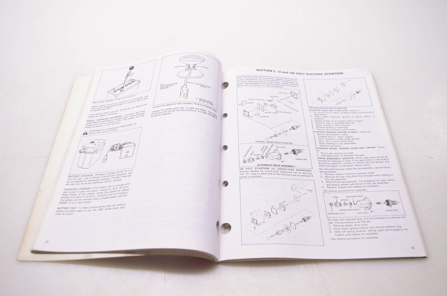 Tecumseh Products Company 692509 Mechanic's Handbook 3-10 Horsepower 4-Cycle Engines