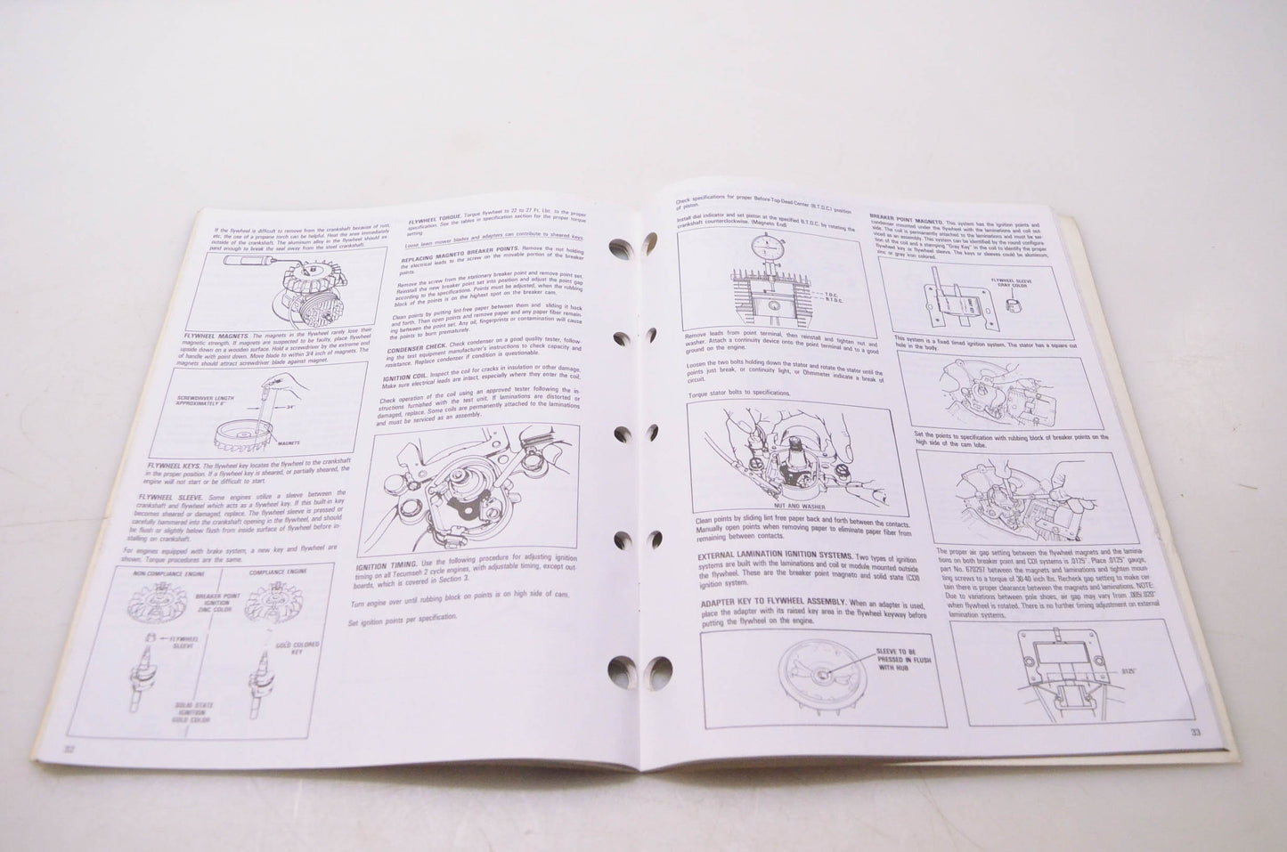 Tecumseh Products Company 692508 Mechanic's Handbook Two Cycle Engines