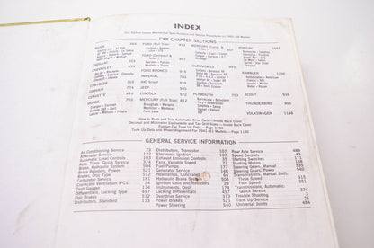 Motor 0-87851-704-9, 14303 Auto Repair Manual Third Vintage Car Edition 1962-68