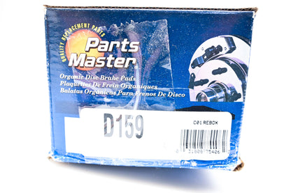 Part Master D159 Organic Brake Pad Kit NOS