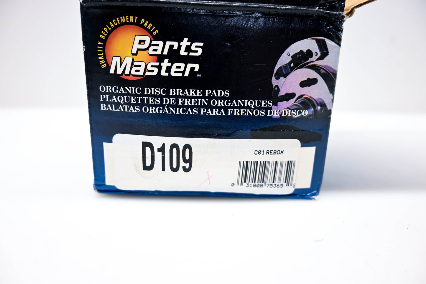 Parts Master D109 Organic Brake Pad Kit NOS