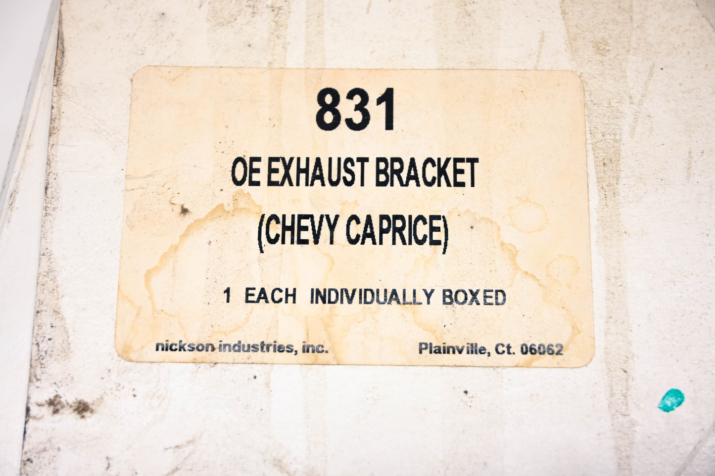 Nickson Industries 831 Exhaust Bracket NOS