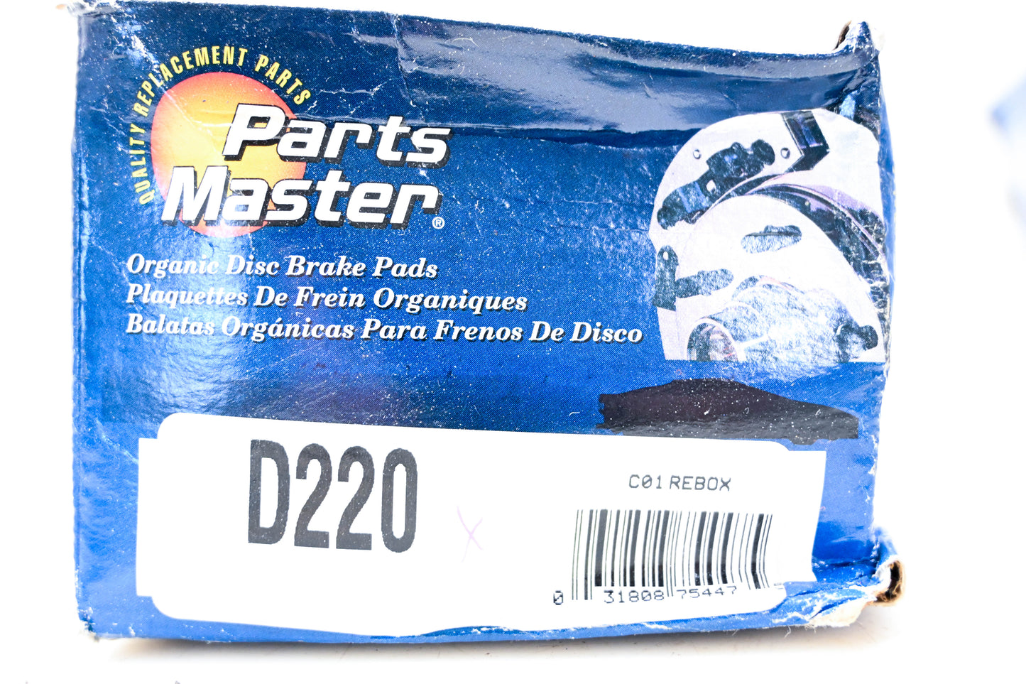 Parts Master D220 Organic Brake Pad Kit NOS