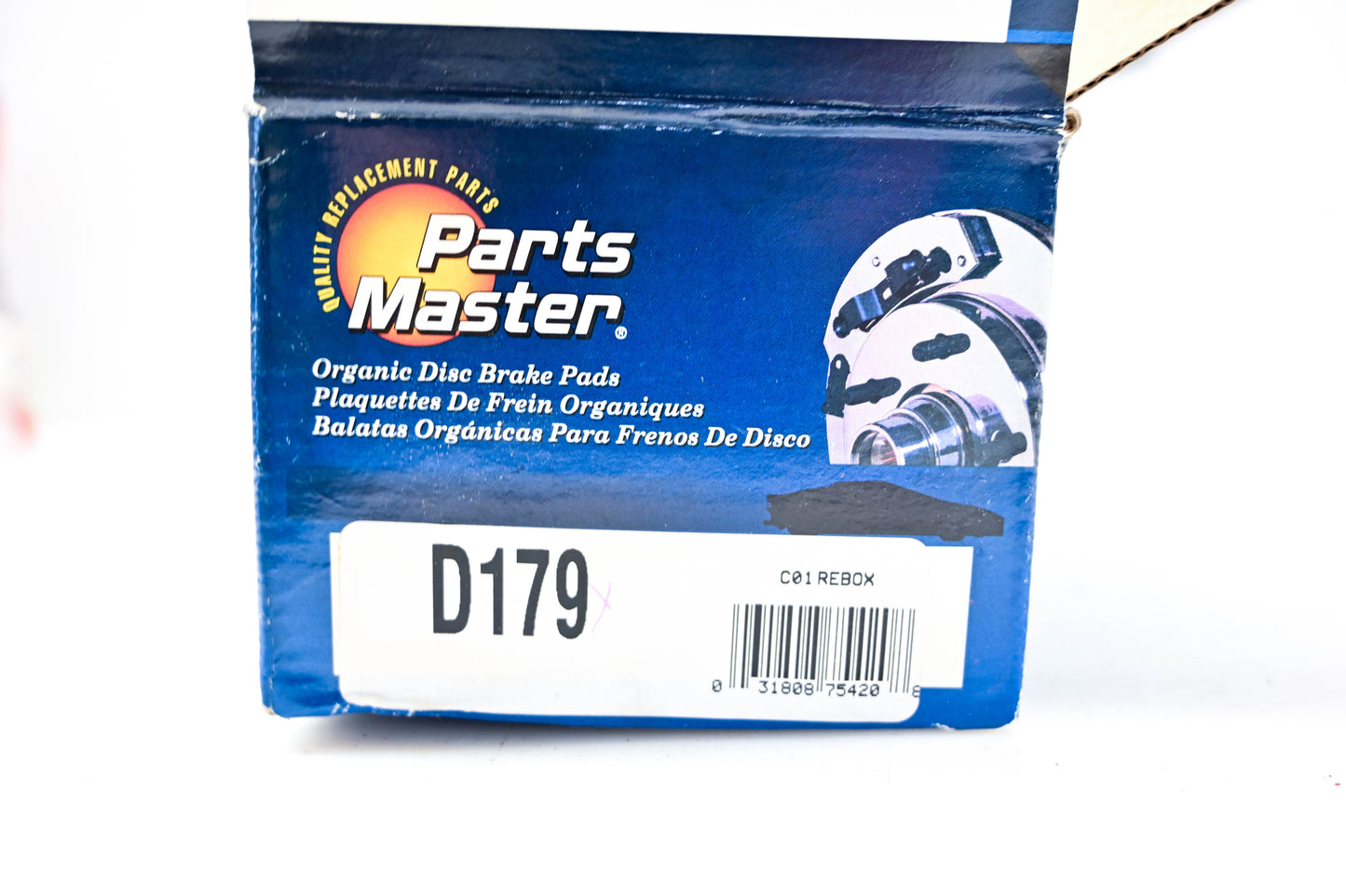 Parts Master D179 Organic Brake Pad Kit NOS
