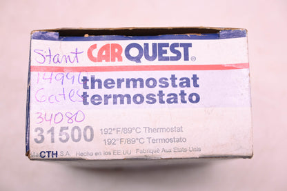 Car Quest 31500, 34080, 14990 Thermostat NOS