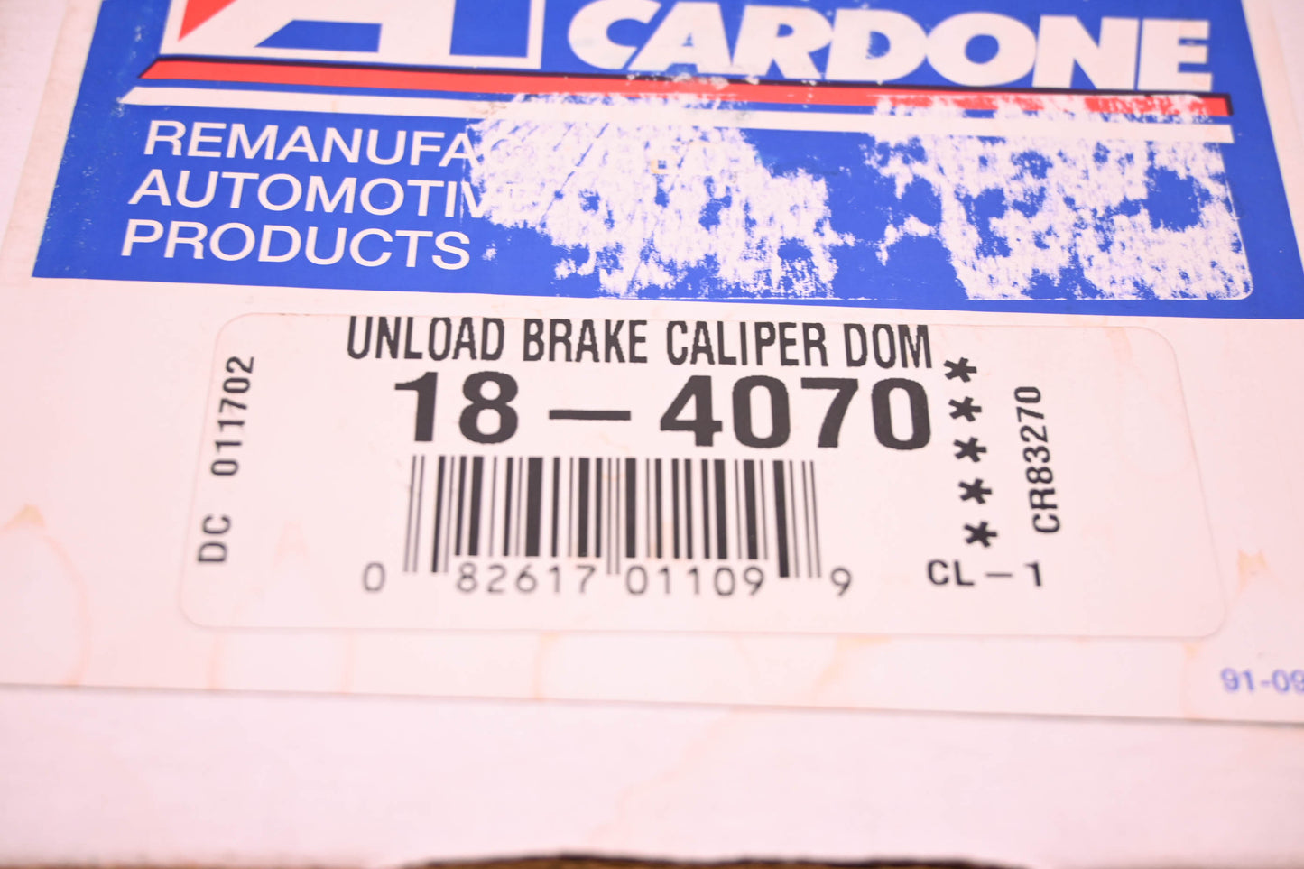 Cardone 18-4070 Brake Caliper NOS